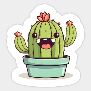 Cute Cactus Sticker